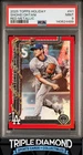 2025 Topps Holiday #H1 Shohei Ohtani Red Metallic #01/10 PSA 9 Mint BNA931