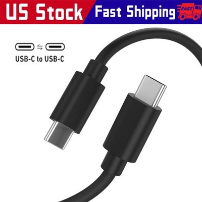 USB-C to USB C Type-C Fast Charging Data SYNC Charger Cable Cord 3/6/10FT LONG