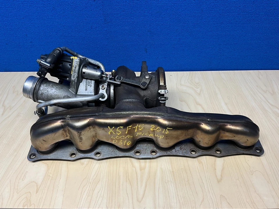 2014 - 2018 BMW X5 F15 3.0L N55 MOTOR TURBOCOMPRESSOR TURBO COLETOR ASSY FABRICANTE DE EQUIPAMENTO ORIGINAL - Imagem 2 de 4