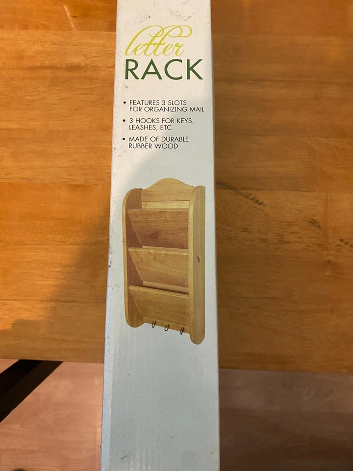 NUEVO Portacartas Fox Run y Porta Llaves, 3 x 6,25 x 6,25 pulgadas, Marrón Foto 3 de 3