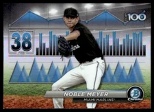 2024 Bowman Chrome Prospects Top 100 Noble Meyer #BTP-38 GS1-1