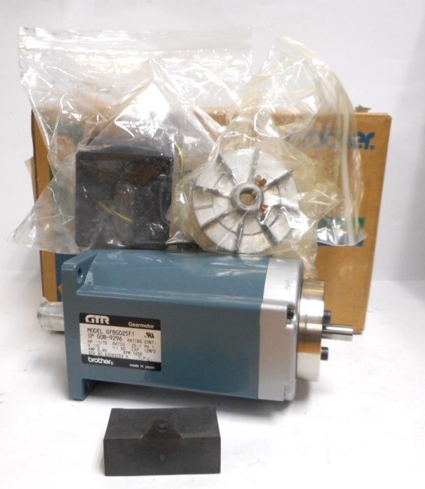 BROTHER GTR INLINE GEARMOTOR, GFBG025F1, 1/15 HP, 115 VOLT, 1650 RPM, 25:1  RATIO | eBay