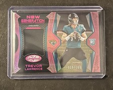 2021 Panini Certified - New Generation Jerseys Mirror Pink #NG-1 Trevor Lawrence