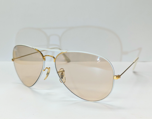 Vintage Ray-Ban Bausch and Lomb USA Changeable Brown Aviator Sunglasses - Picture 3 of 7