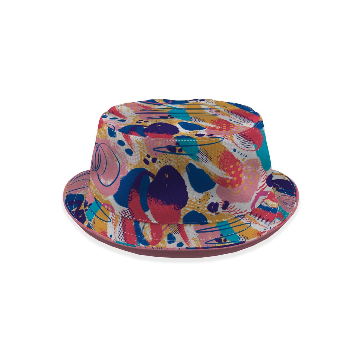 Abstract Doodle - Bucket Hat Fashion Sun Cap Outdoor Hat 