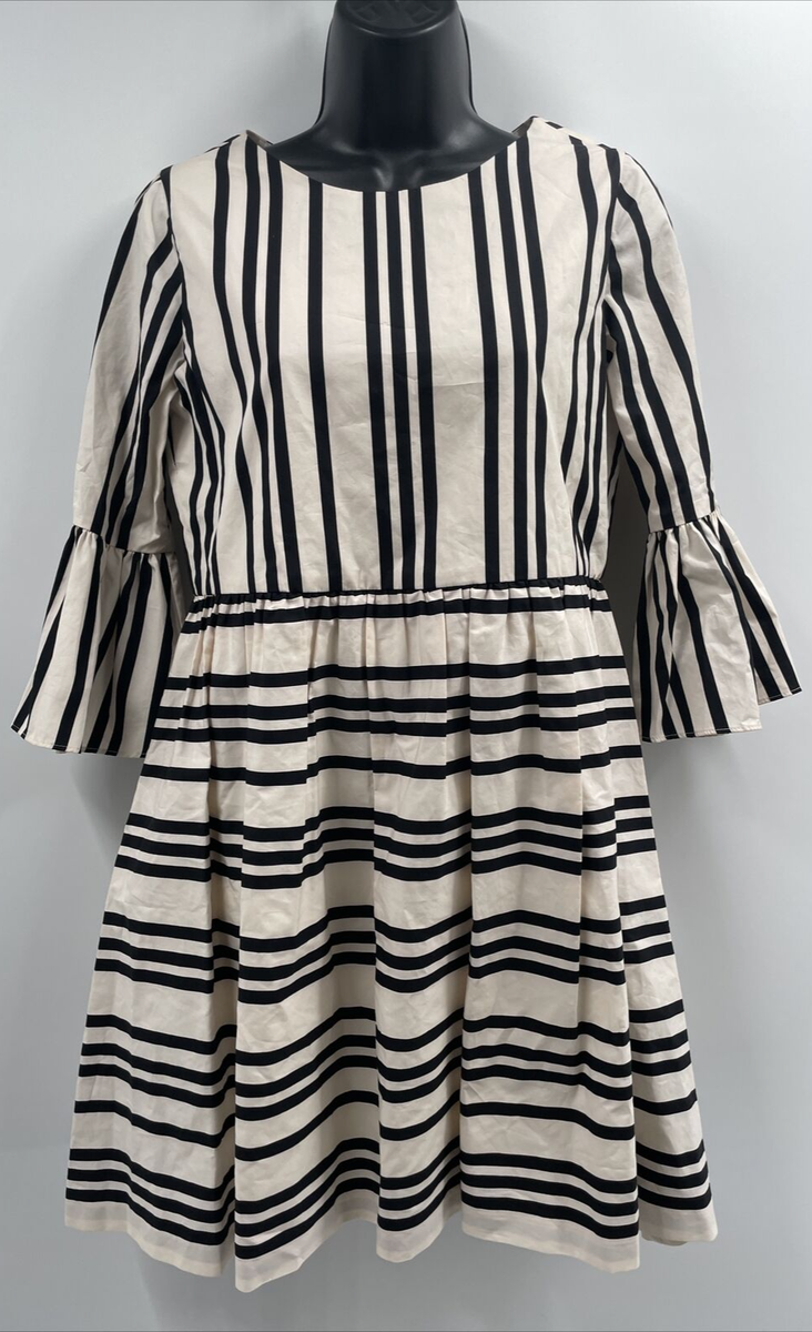 alice and olivia black and white striped dress Alice + Olivia