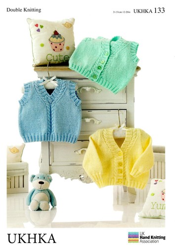 Baby Knitting Patterns Double Knitting & 4Ply 26 variations - Picture 34 of 53