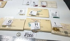 Vtg Lot Baby Tiny 5x3mm  4x5mm Octagon Rhinestone Swarovski Jewelry Repair 8000