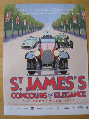 ST JAME'S COUNCOURS CARS ELEGANCE WINDSOR CASTLE 2013 WERBUNG A4 GRÖSSE DATEI 20