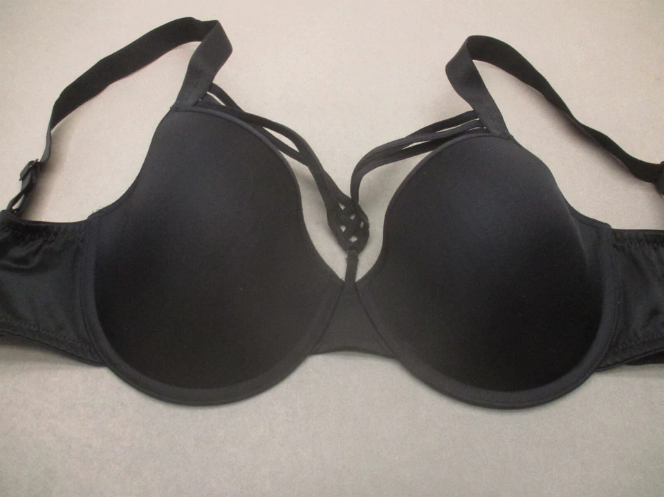 32G Marlies Dekers 女式黑色内衬钢圈背闭合半文胸 9L — 第 2/4 张图片