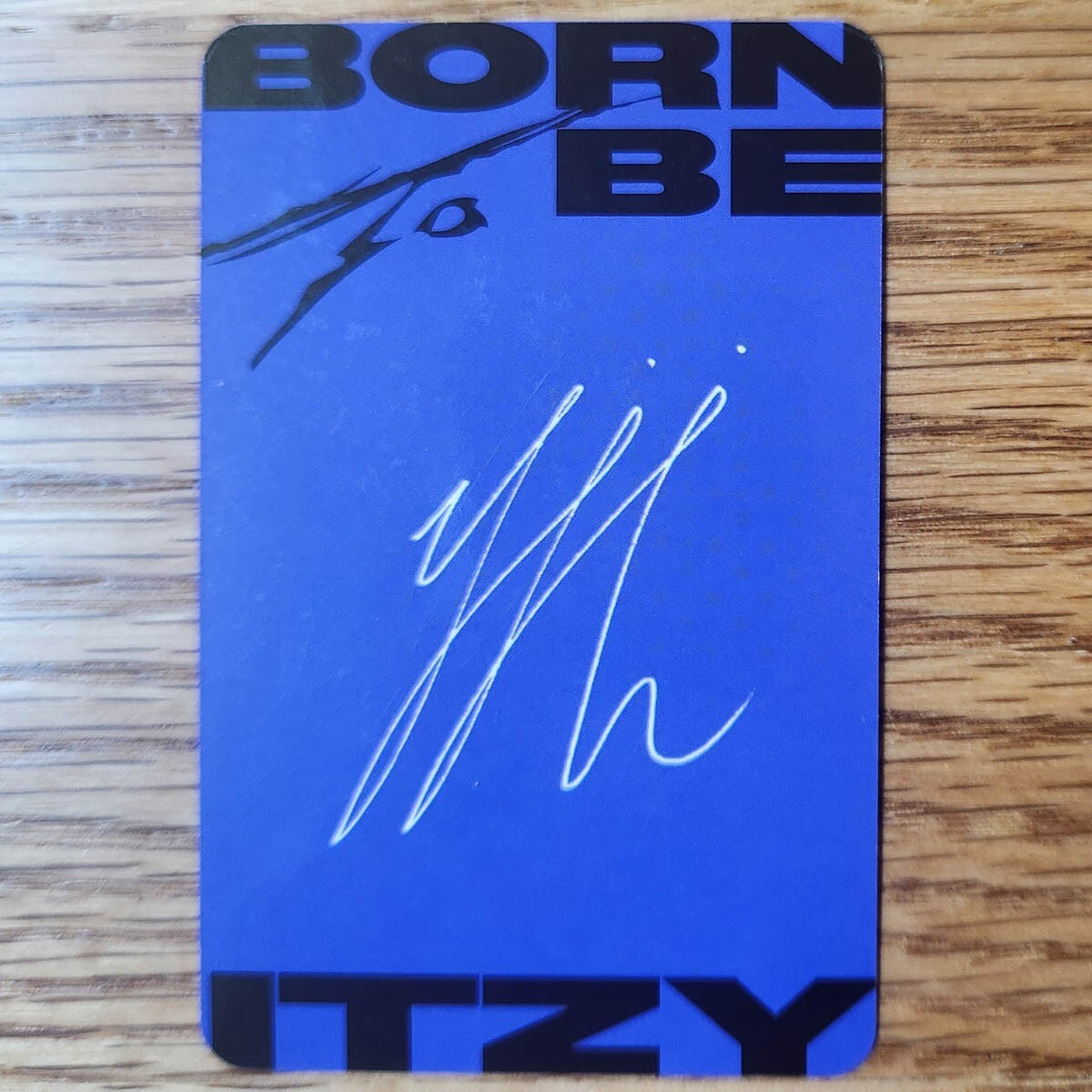 Ryujin Official Photocard Itzy Born To Be Genuine Kpop | eBay