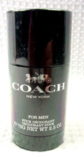 Coach New York for Men 2.5 oz Deodorant Stick Made in France NEW, SEALED