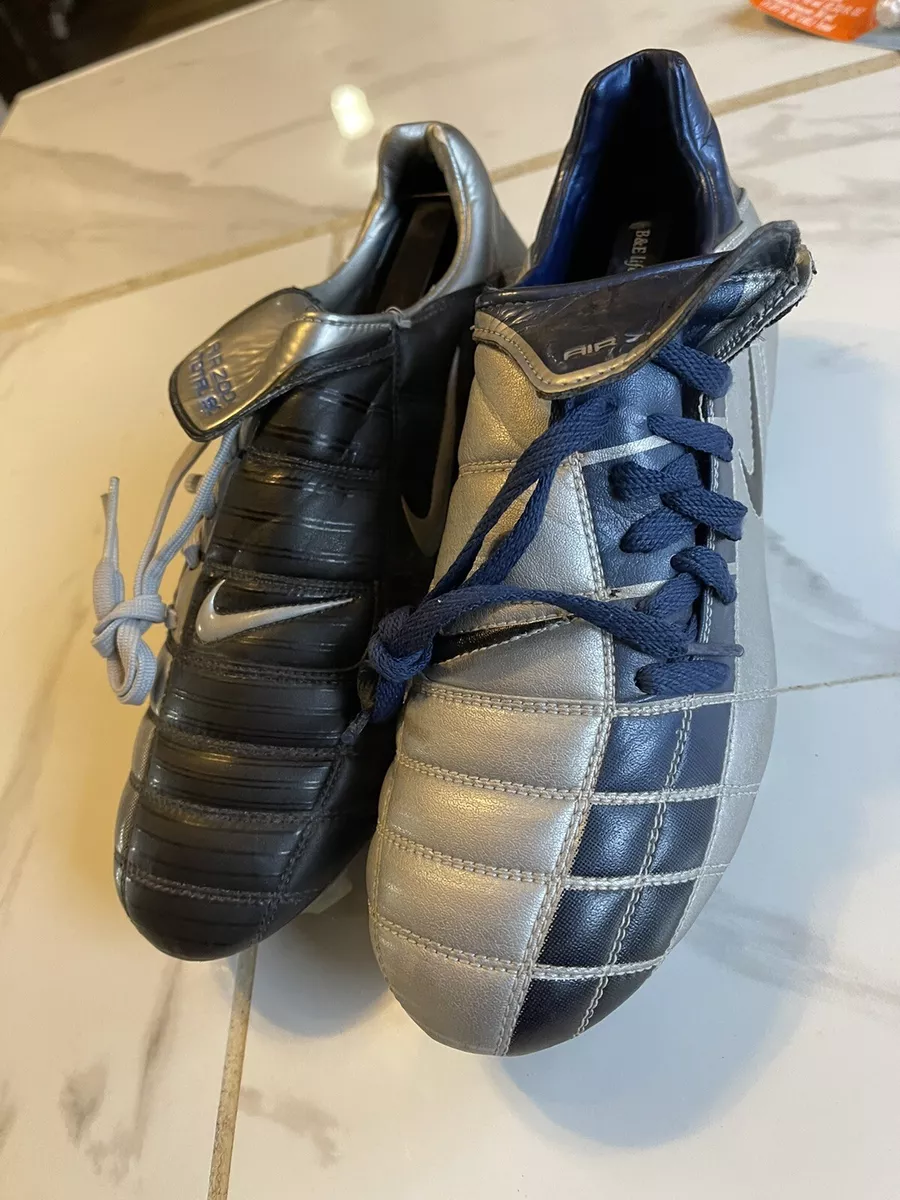 NIKE AIR ZOOM TOTAL 90 Blue SUPREMACY FG II AZT FOOTBALL Size 8 8.5