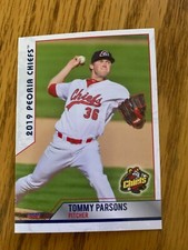 Tommy Parsons 2019 Peoria Chiefs Team Card
