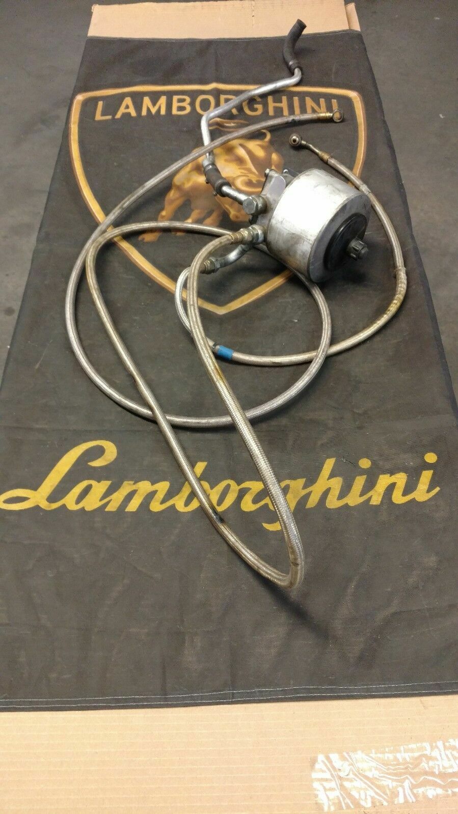 LAMBORGHINI GALLARDO MURCIELAGO LP640 POWER STEERING TANK ASSEMBLY OEM 400422373