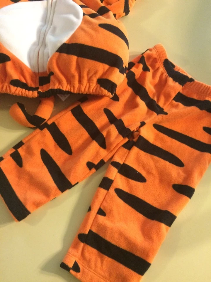 Disfraz CARTER'S Bebé Niño Negro y Naranja 2 piezas Tigre HALLOWEEN, Talla 12 Meses Foto 2 de 4
