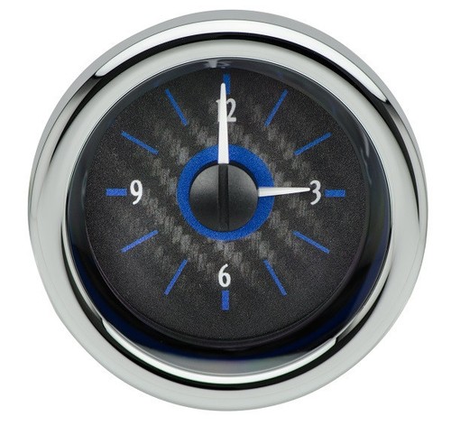 Dakota Digital 3" Round Universal Analog Clock Gauge for VHX gauges VLC-16-1 NEW - Picture 2 of 8