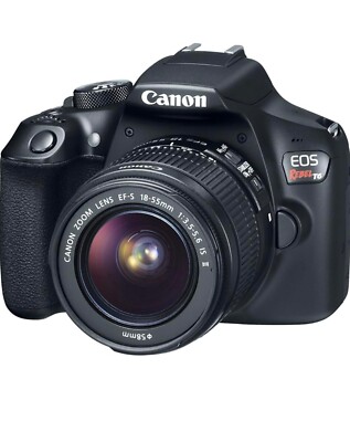 Canon EOS Rebel T6 18.0 MP Digital SLR - Black