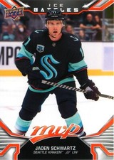 2022-23 Upper Deck MVP - #149 Jacob Trouba ICE BATTLES PARALLEL HOCKEY CARD