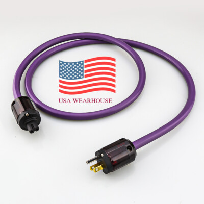 HiFi Power Cable 7N OFC US Figure 8 Ac Power Supply Cord 12 AWG Audiophile Audio