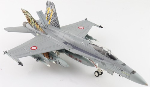 Hobby Master 1/72 F/A-18C Hornet Swiss AF 2003 NATO Tiger Meet J-5011 HA3597 - Picture 2 of 11