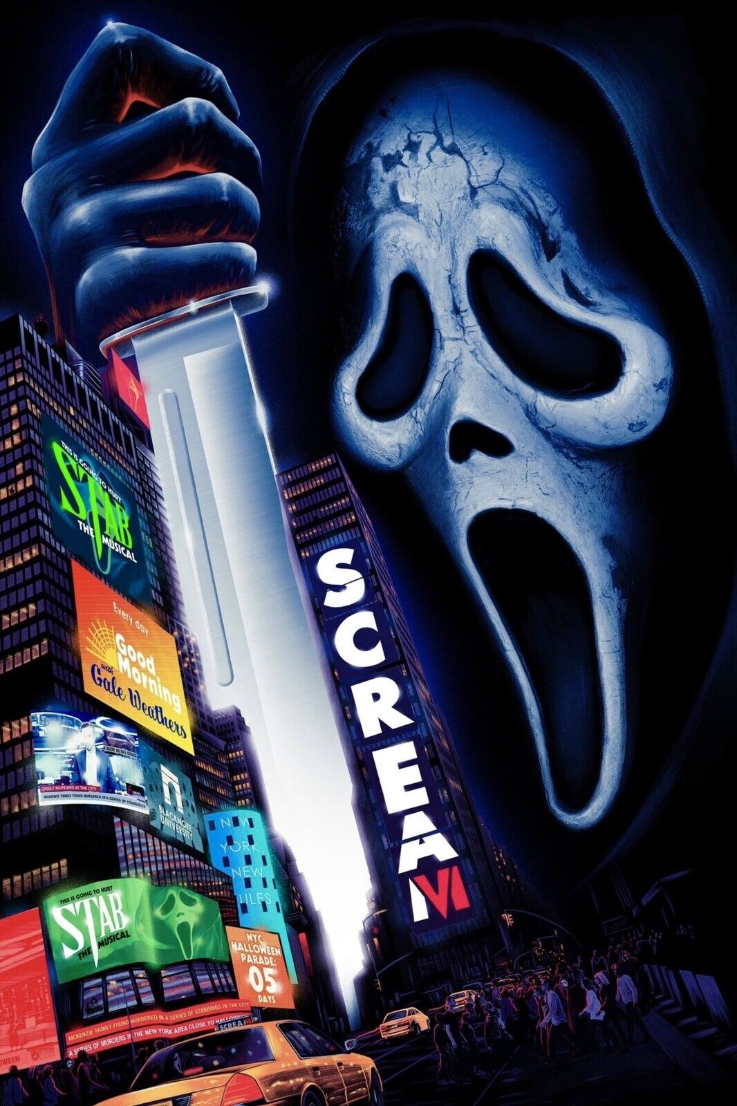 2023 Scream 6 Movie Poster 11X17 Sydney Prescott Chad New York 🔪🗽🍿