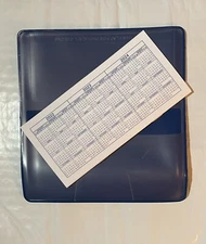 1 NEW Royal Blue VINYL CHECKBOOK COVER W/DUPLICATE FLAP + 1 CHECKBOOK REGISTER