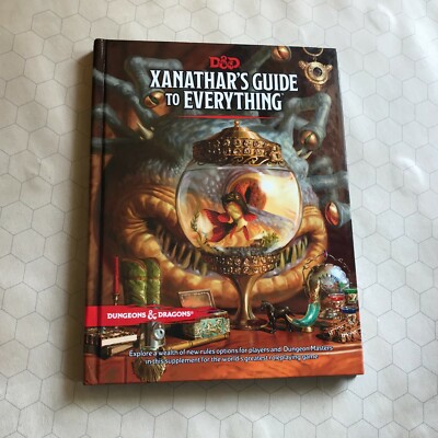 D&D 5th ed Dungeons and Dragons 1st printing '17 Xanathar's Guide