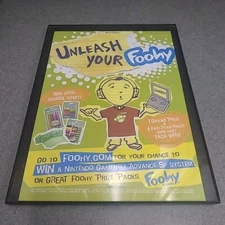 Foohy Products Nintendo Gameboy Framed Print Ad 2004 8.5x11