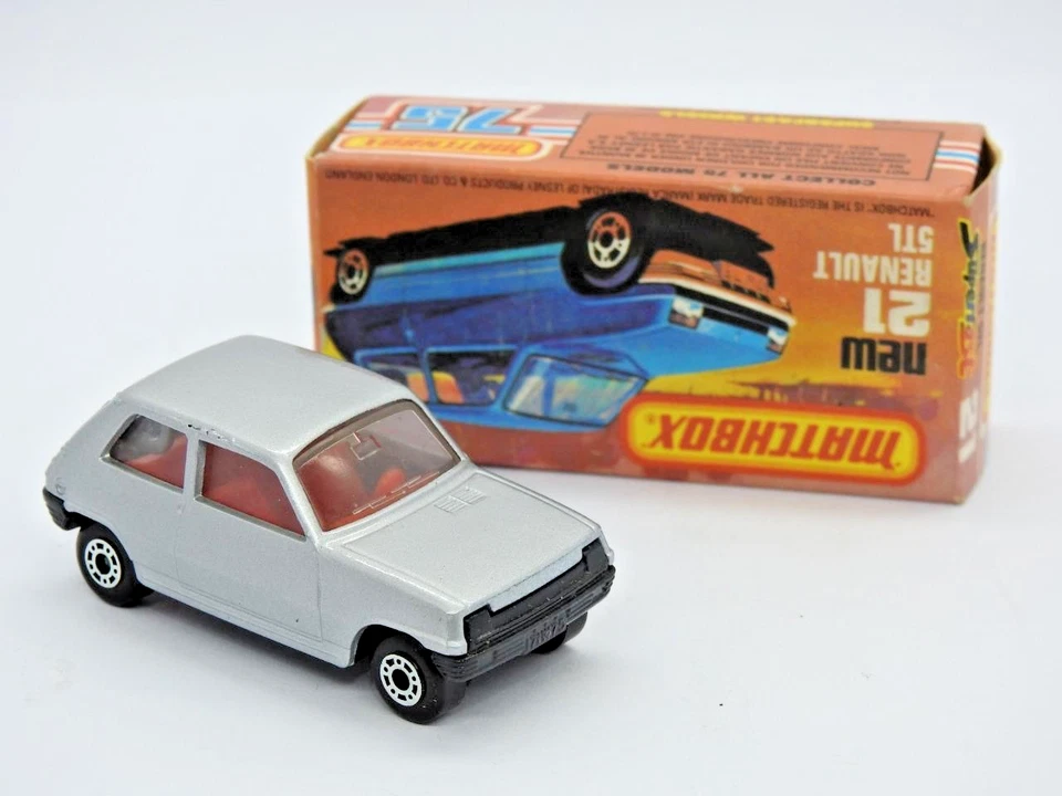 MATCHBOX SUPERFAST RENAULT 5TL Nº21 BASE GRIS COMO NUEVA EN CAJA K CASI NUEVA Foto 2 de 4