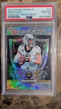 2019 Panini Prizm DP Drew Lock Crusade Mojo Prizm PSA 10
