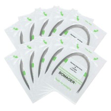 5-200 Packs Dental Orthodontic Stainless Steel 018 Lower Round Arch Wire Ovoid