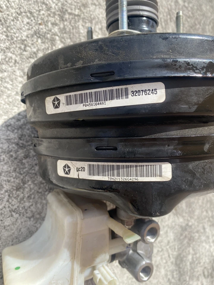 2015-2022 DODGE CHALLENGER POWER BRAKE BOOSTER MASTER CYLINDER W/ RESERVOIR OEM - Image 2 of 4