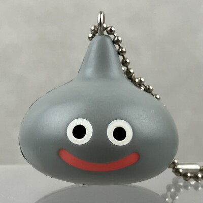 Square Enix Dragon Quest Metal Slime Soft Foam Stress Ball Keychain Figure
