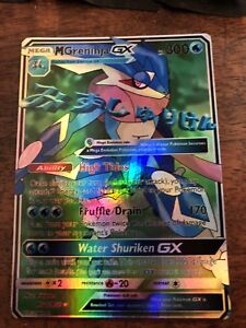 Details About Read The Description Pokemon Gx Ex Mega Proxy Mega M B Ash Greninja Full Art Show Original Title