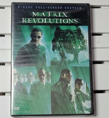 The Matrix Revolutions (DVD, 2004, 2-Disc Set, Full Screen) NEW