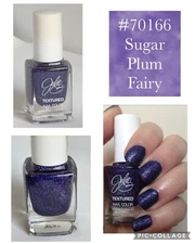 Julie G Textured Nail Color #70166 SUGAR PLUM FAIRY *Purple* - 0.35 FL OZ