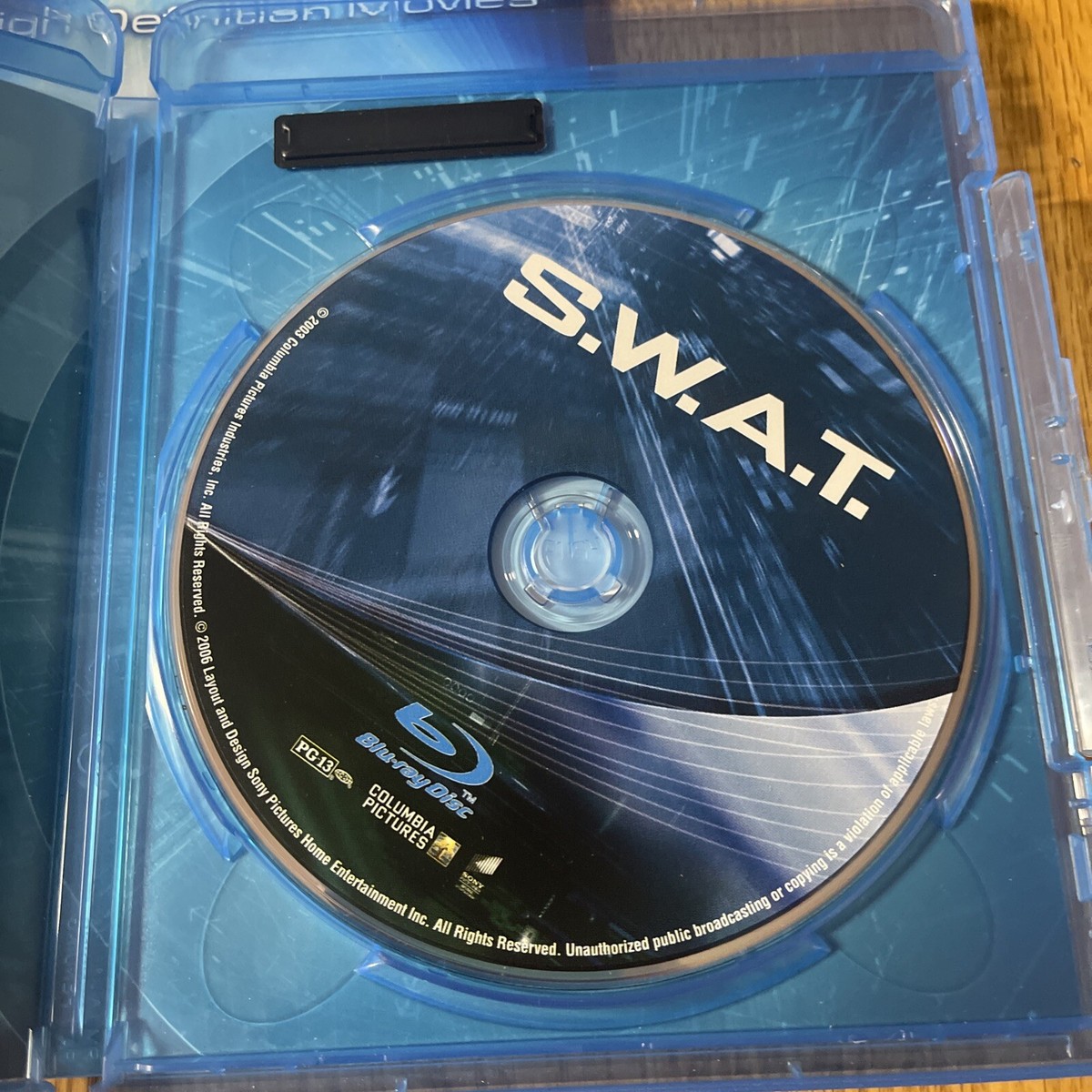S.W.A.T. Blu-ray Colin Farrell Samuel L. Jackson LL Cool J Action