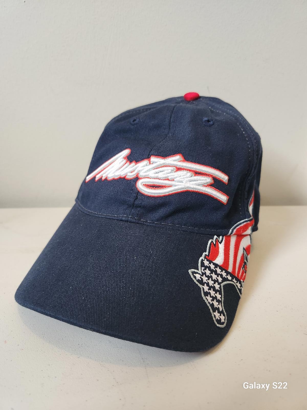 Cappello Ford Mustang Pony da corsa stelle e strisce regolabile