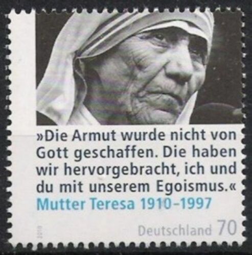 FEDERAL No 2813 ** Madre Teresa 2010, sin usar - Imagen 1 de 1
