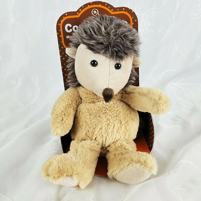 Cozy HOTTIE  Hedgehog Plush Stuffed Animal Microwaveable Heat/Lavender 10'' NIB