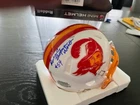 Buccaneers Richard Wood signed Mini Helmet W/COA