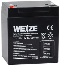 Weize TL1250 12V 5Ah  Home Alarm Battery