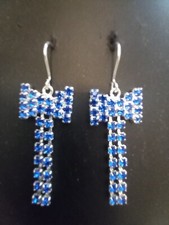 Stunning Diamante Bow Earrings