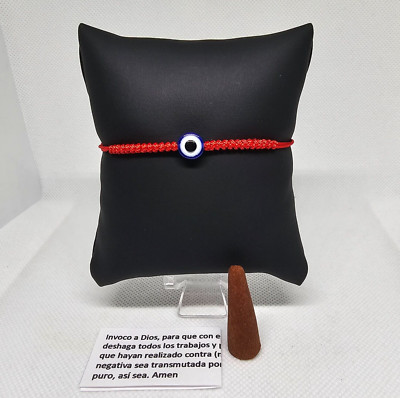 PULSERA OJO TURCO AZUL / BLUE TURKISH EYE PARA PROTECCION SUERTE PARA MAL DE OJO