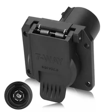 7-Pin RV Blade Trailer Wiring Harness Connector 7-Way Flat USCAR Socket For Ford