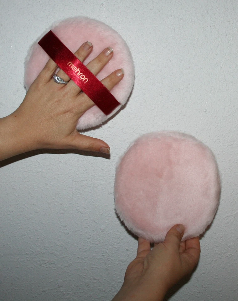 123B Mehron Logo Body Size Powder Puff makeup accessory paint beauty fashion - Image 2 of 4