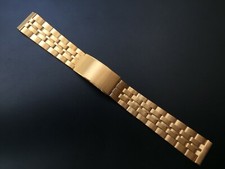 Cinturino/Bracialet Watch Type Omega Constellation 18MM Bagno Oro " New Vecchia
