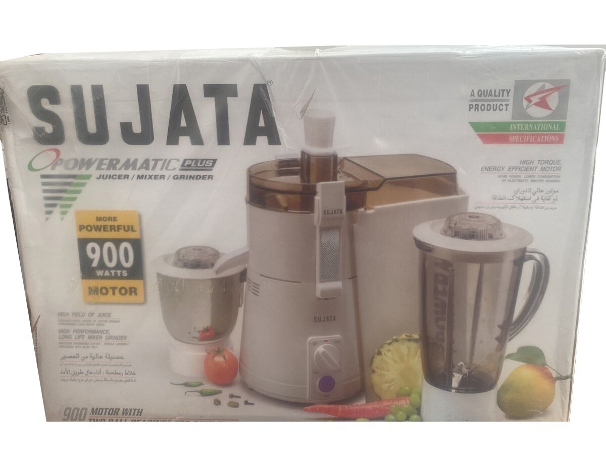 Sujata Powermatic Plus 900W 2 Jar Juicer Mixer Grinder eBay
