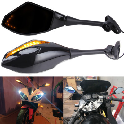 Integrated Mirrors For Honda CBR 600 Rr 2003 2004 2005 2006 2007